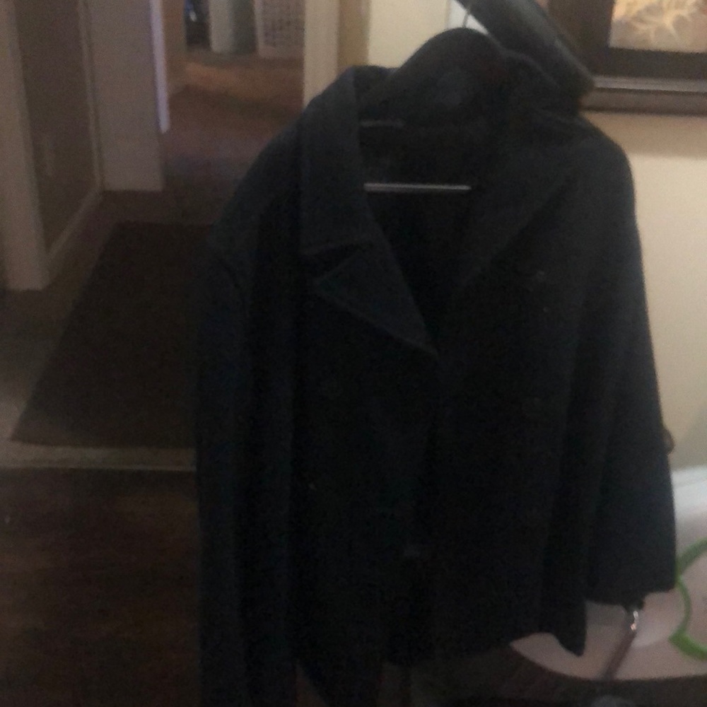 Lady peacock coat blue